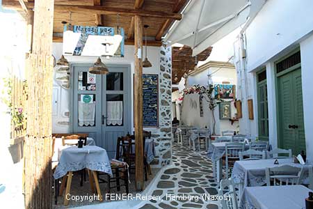 Taverne im alten Teil von Naxos