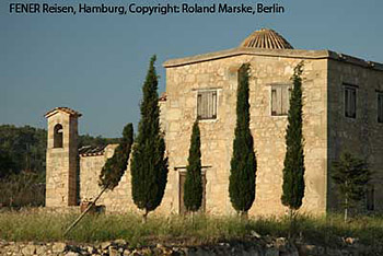 Kanakaria-Kloster auf der Karpaz-Halbinsel in Nordzypern