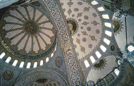 Die Kuppel der "blauen Moschee"