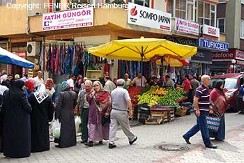 Markttag in Sürmene, östliche von Trabzon